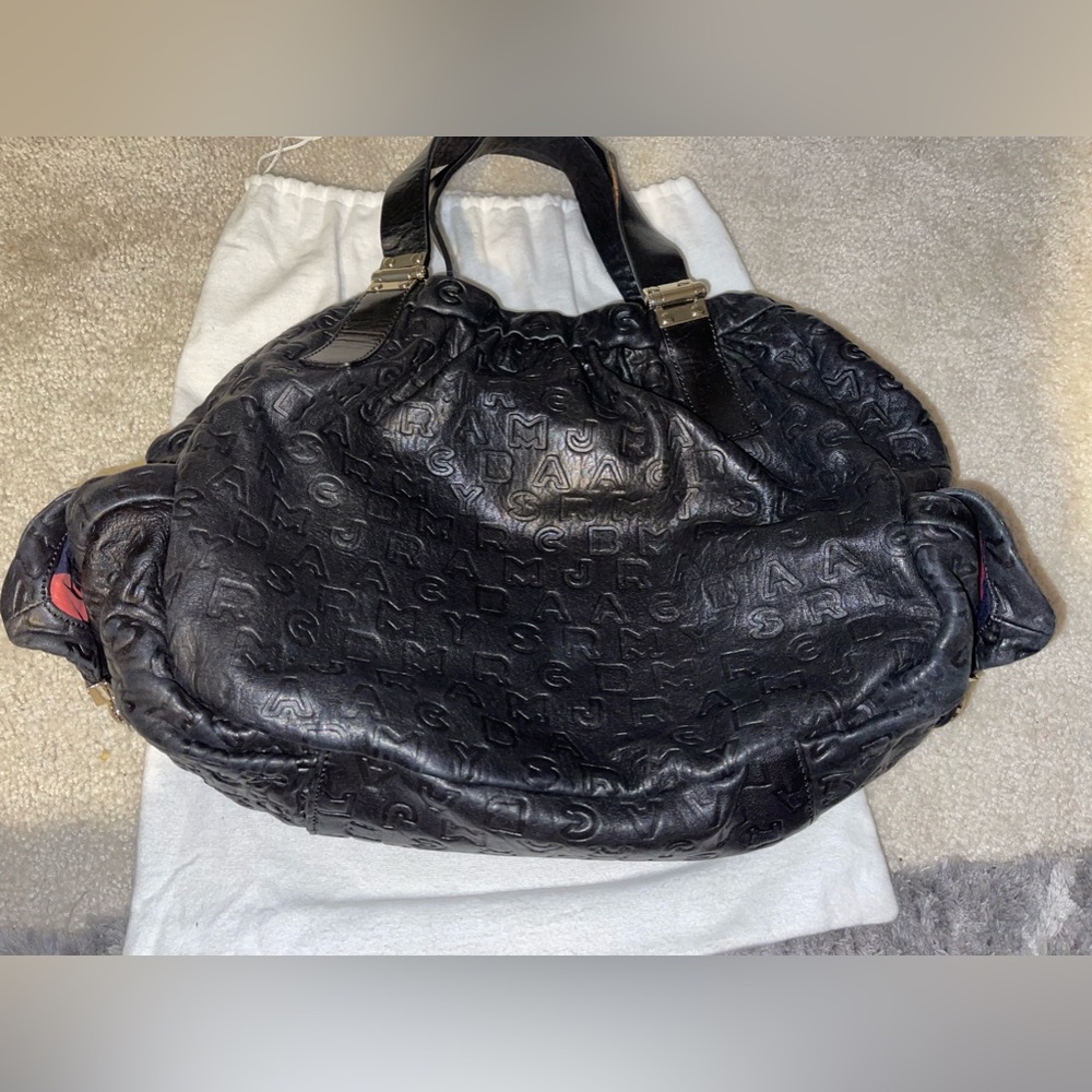 MARC JACOBS Pebbled Leather Hobo Bag - Black - Picture 8 of 11